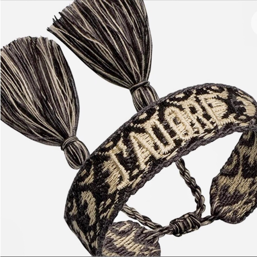 Woven tassel bracelet